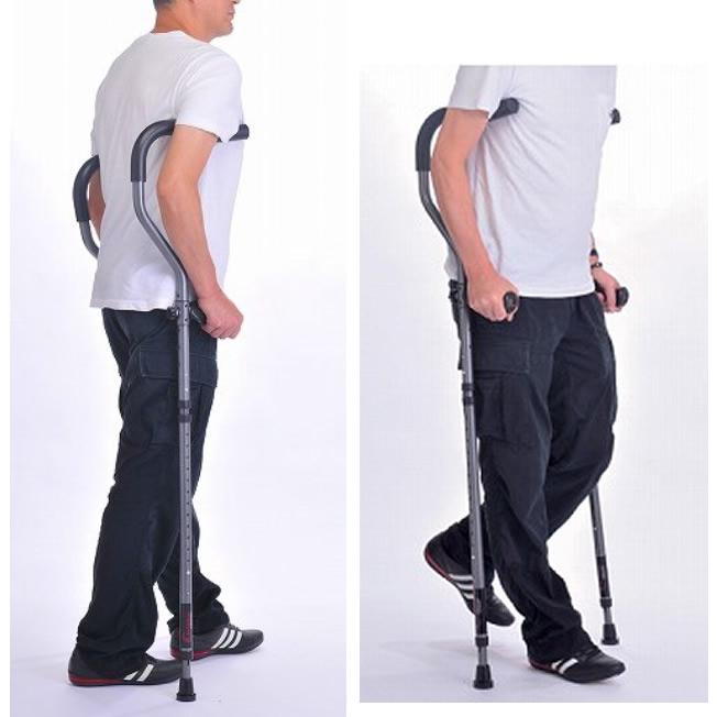 楽天市場】折りたたみ松葉杖 ミレニアル・プロ レギュラーサイズ 2本組