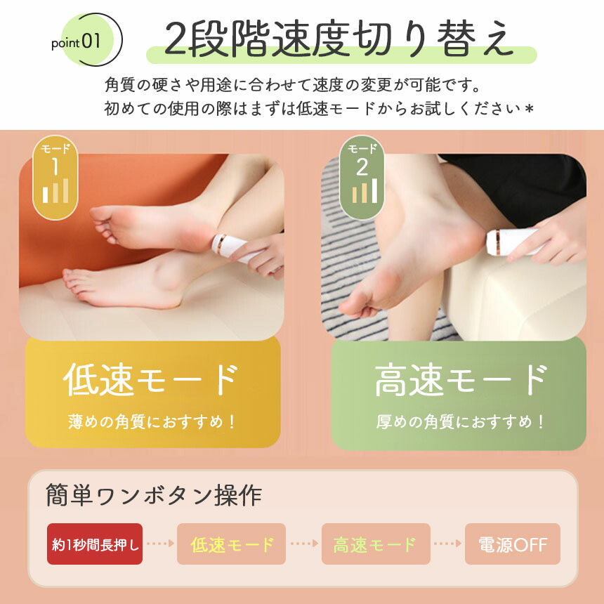 楽天市場】電動やすり かかと 角質除去 踵 足裏 かかとケア 踵ケア