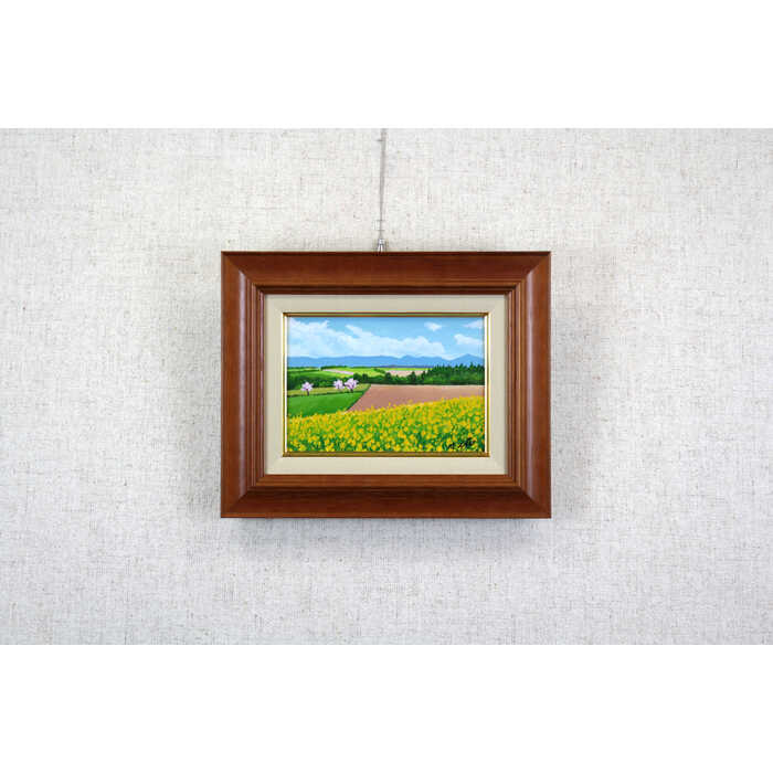 楽天市場】絵画 伊藤正一 油絵・油彩画 『丘の上の菜の花』 花 風景