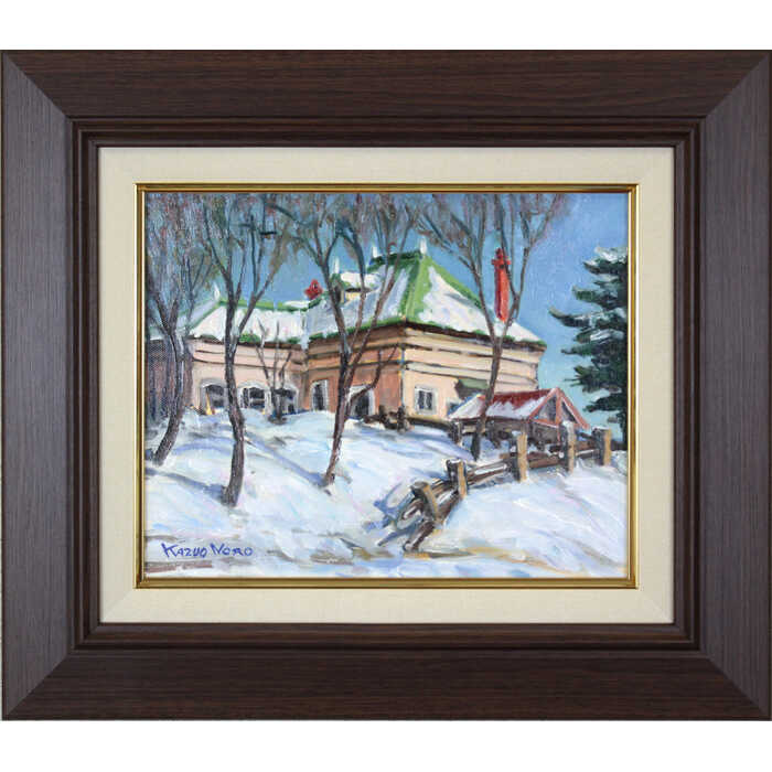 楽天市場】野呂一夫 油絵・油彩画 『北大』 一点物 絵画 : 北海道画廊