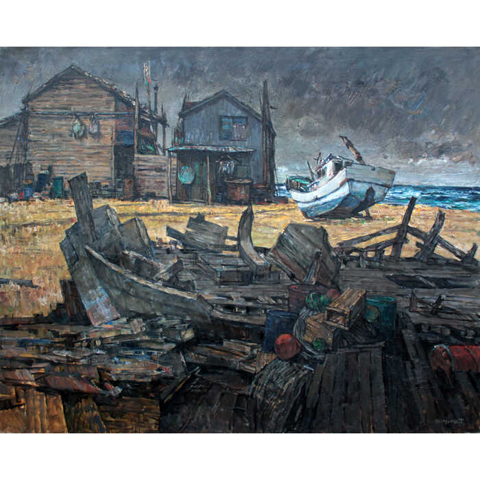 楽天市場】大きいサイズ 大きい絵 著名画家の一点物 絵画 豊田満 油絵