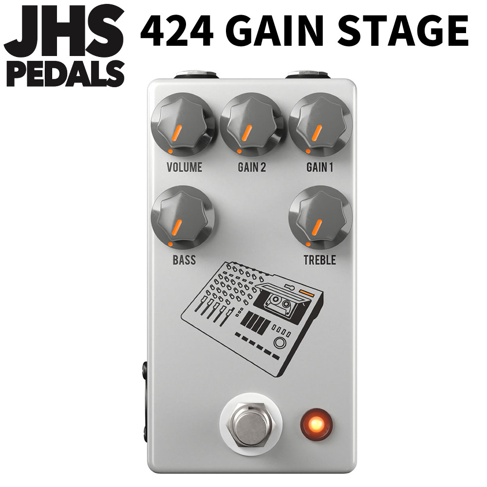 楽天市場】JHS PEDALS エフェクター 424 GAIN STAGE ジェイエイチエス