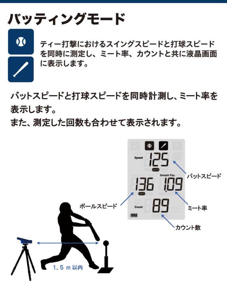 楽天市場】SSK マルチスピードテスター5 MST500 三脚付き Bluetooth