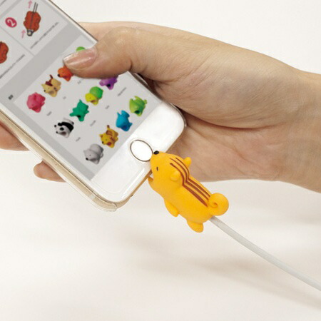 楽天市場】iPhone純正ケーブル用アクセサリー！CABLE BITE（ケーブル