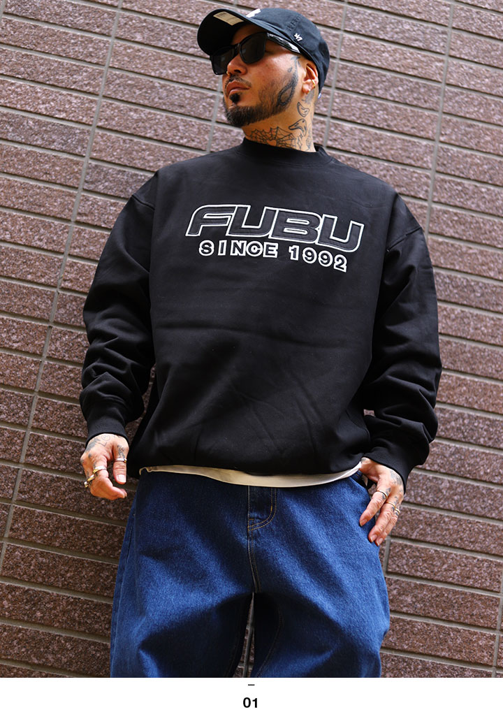 楽天市場】ラスト1点【19%OFF】FUBU トレーナー ブランド スケボー