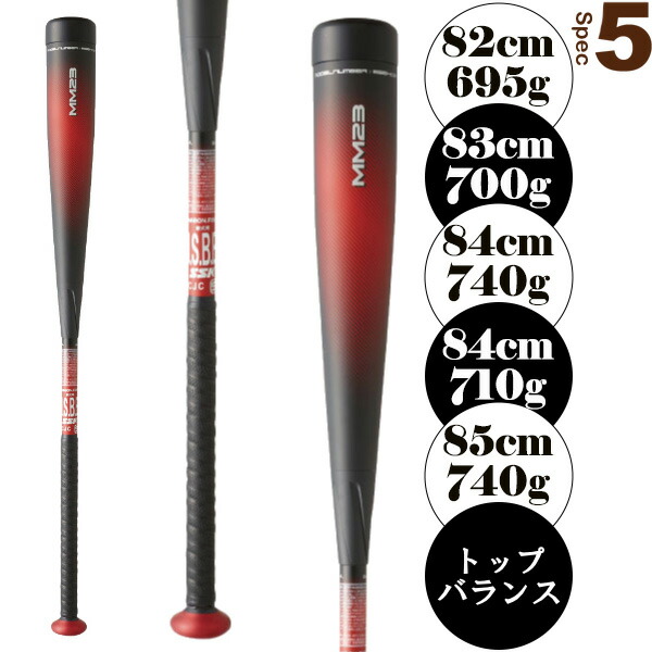 楽天市場】MM23 一般軟式複合バット SBB4037『軟式野球バット エスエス