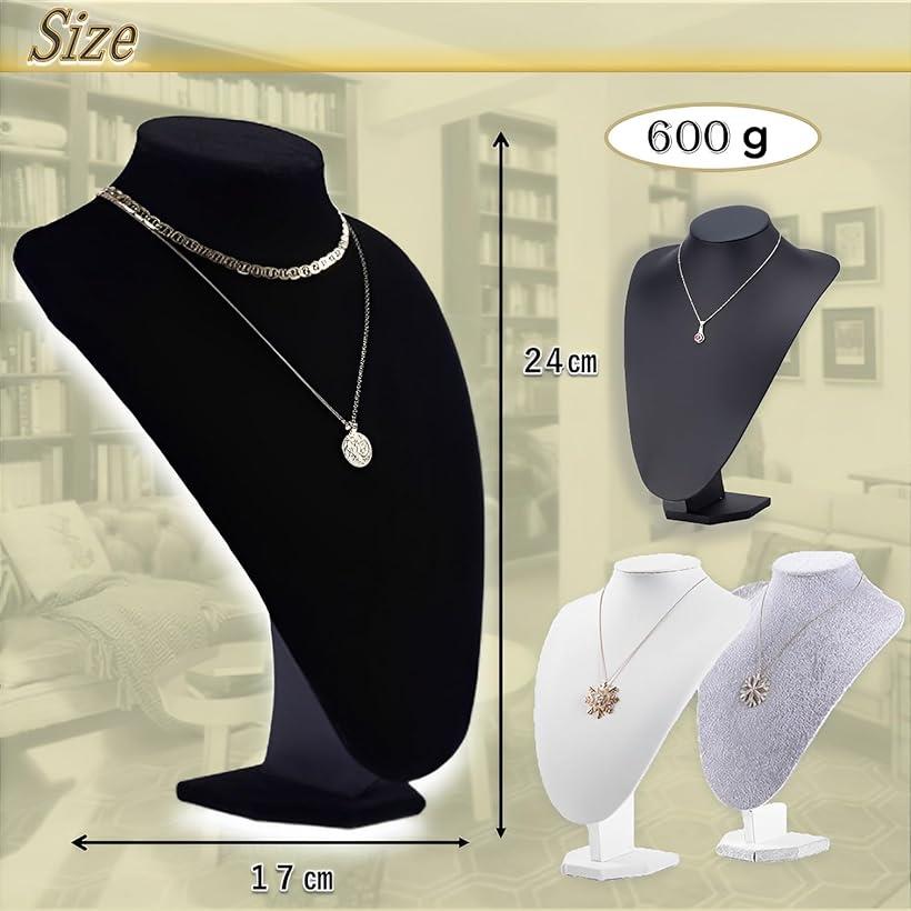 楽天市場】ネック トルソー ネックレス ディスプレイ 什器 マネキン