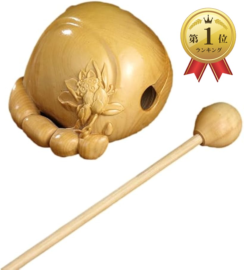 楽天市場】【楽天ランキング1位入賞】木魚 仏具 ミニ木魚 木製楽器