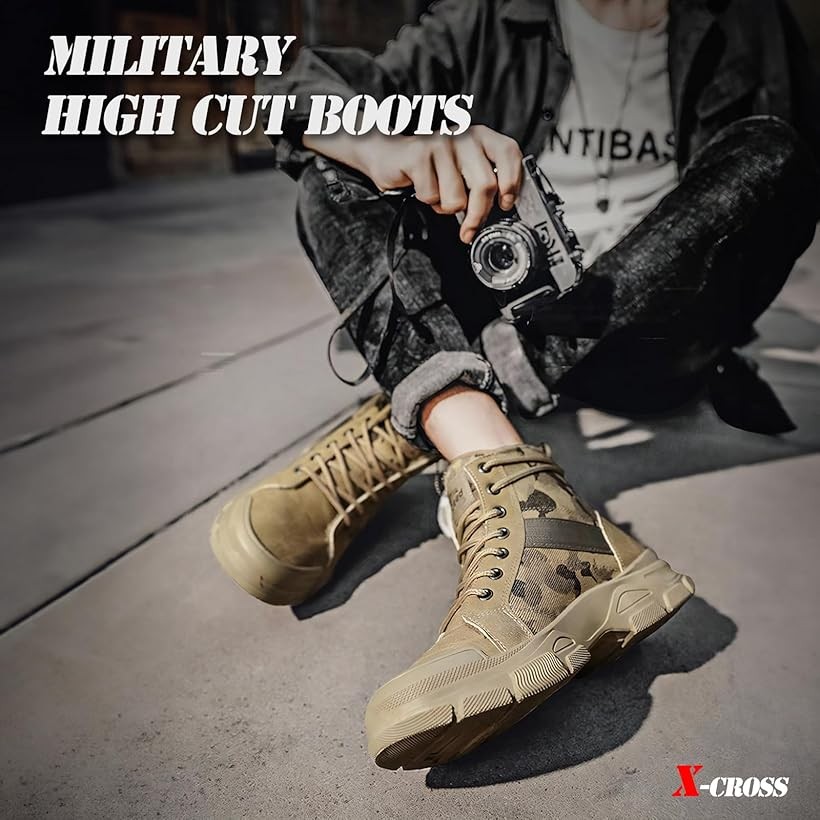 楽天市場】クロス 迷彩ブーツ メンズ 裏ボア 防寒 ショートブーツ 起毛
