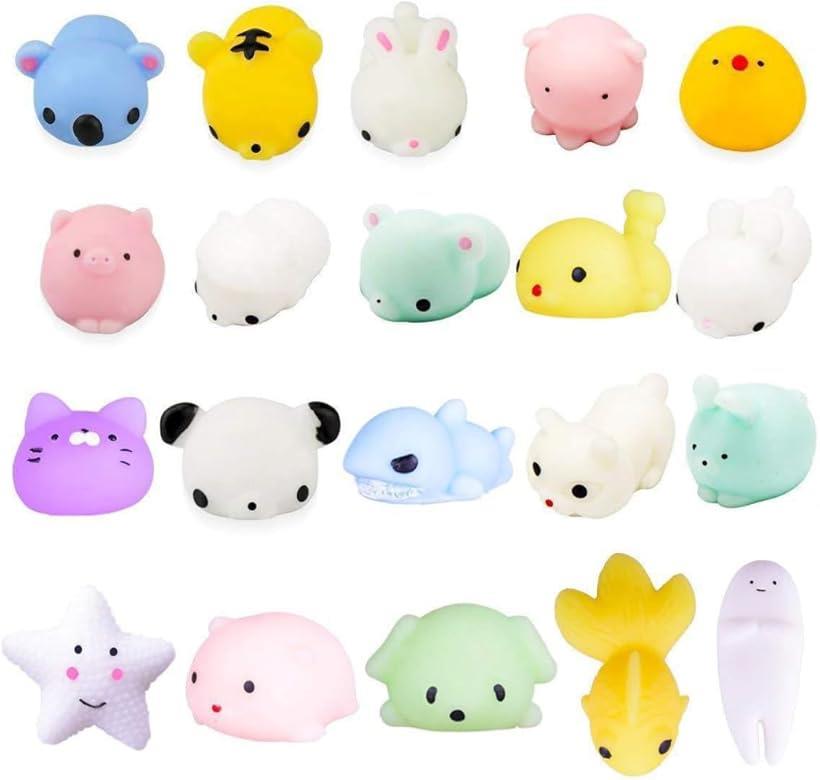 楽天市場】スクイーズ 動物 ぷにぷに かわいい 大量 景品 グッズ 40個