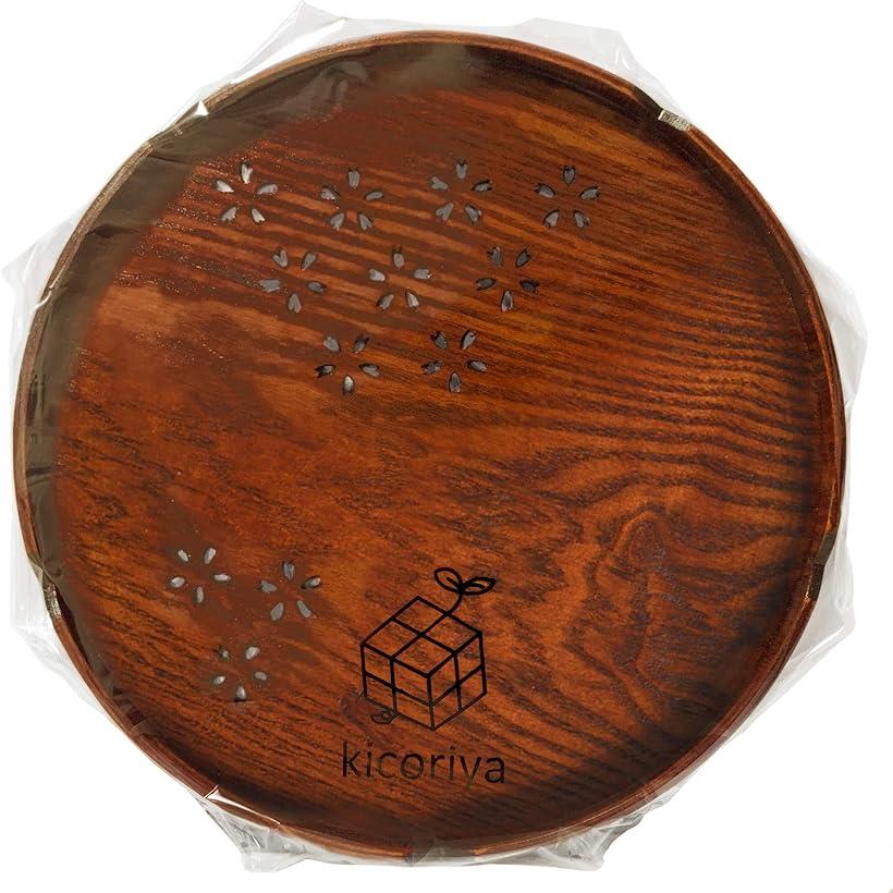 楽天市場】丸盆 木製 30cm お盆 トレー おぼん 丸いお盆 丸いトレイ 丸