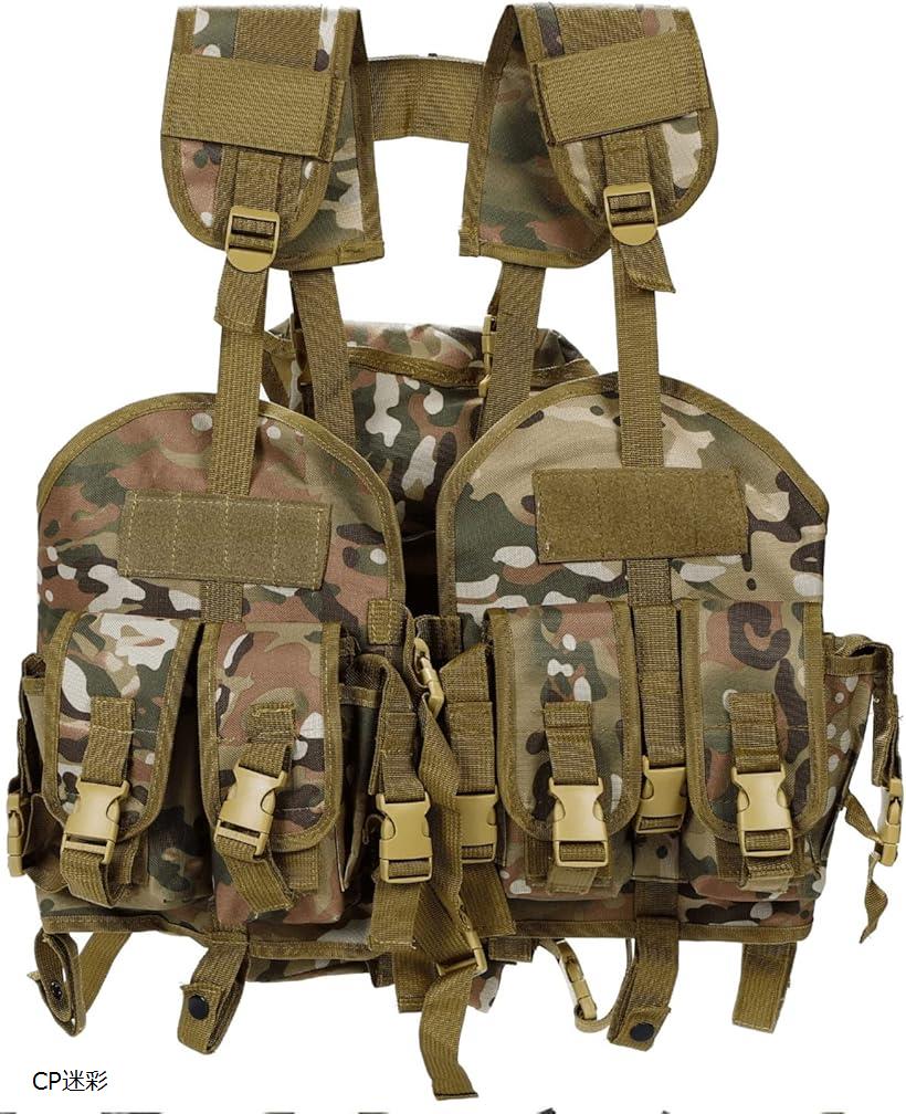 楽天市場】互換品 チェストリグ サバゲー ベスト タクティカルベスト