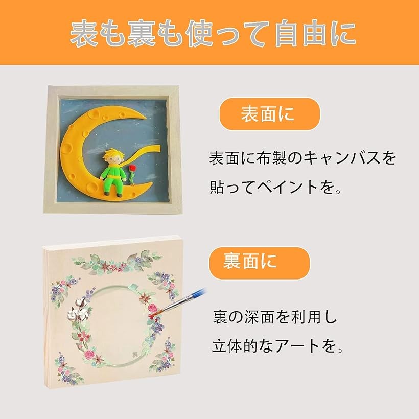 楽天市場】キャンバス 画材 木製 ウッドキャンバスボード 壁掛け