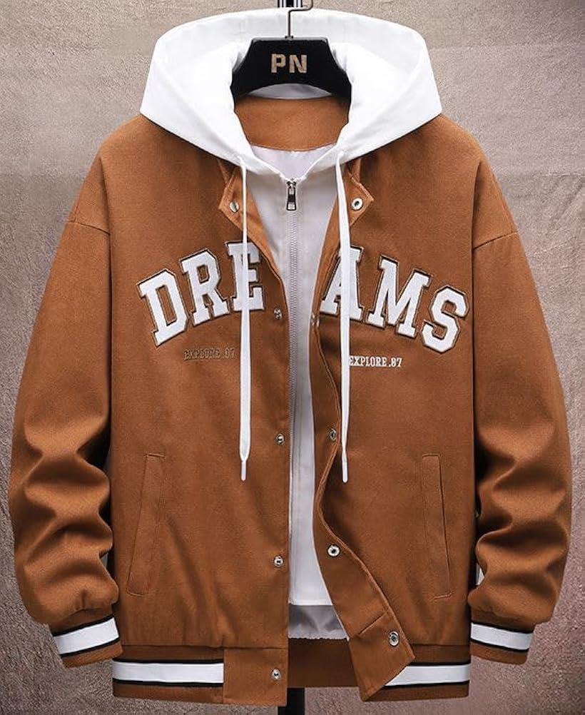 楽天市場】フード付き ジャンパー ストリート系 重ね着風 おしゃれ