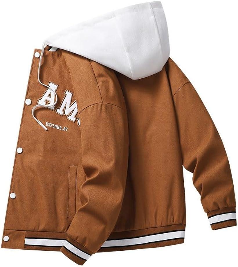 楽天市場】フード付き ジャンパー ストリート系 重ね着風 おしゃれ