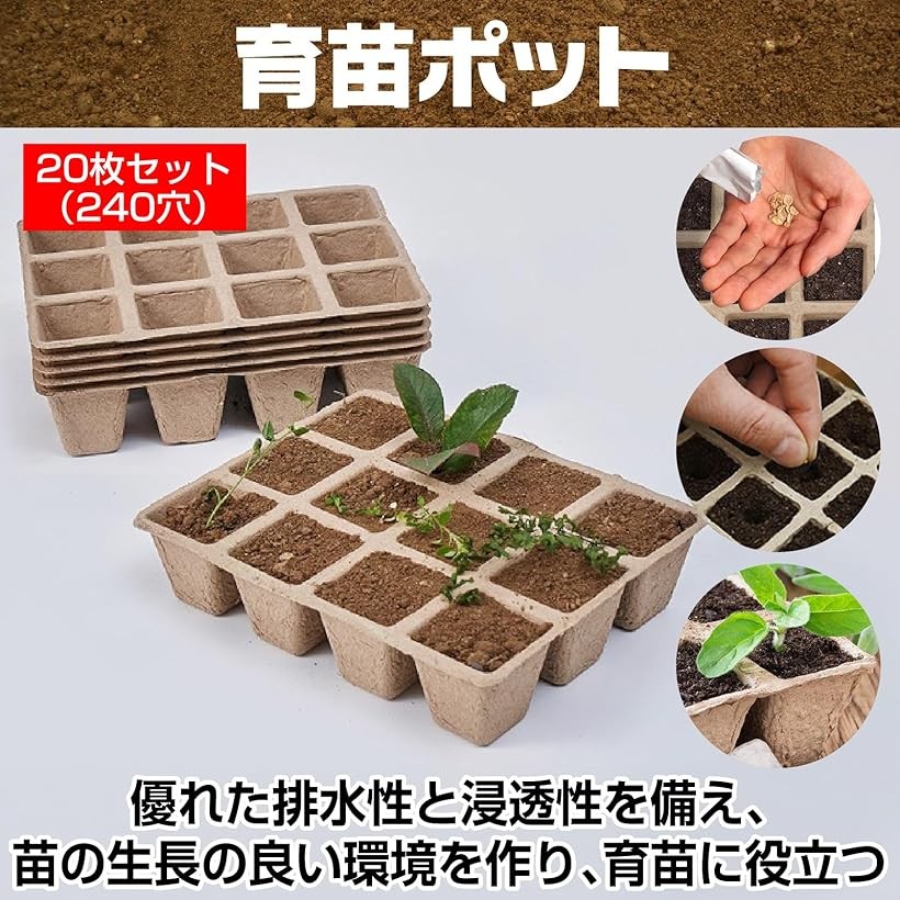 楽天市場】【楽天ランキング1位入賞】育苗ポット トレー トレイ カップ