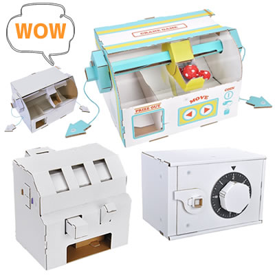 楽天市場】夏休み 工作キット hacomo クレーンゲーム スロットマシン