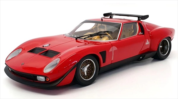 楽天市場】ミニカー 1/18 京商 ランボルギーニイオタ SVR 赤 【予約