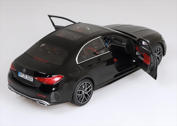 楽天市場】ミニカー メルセデスベンツ 2022 Cクラス 黒 1/18 MERCEDES