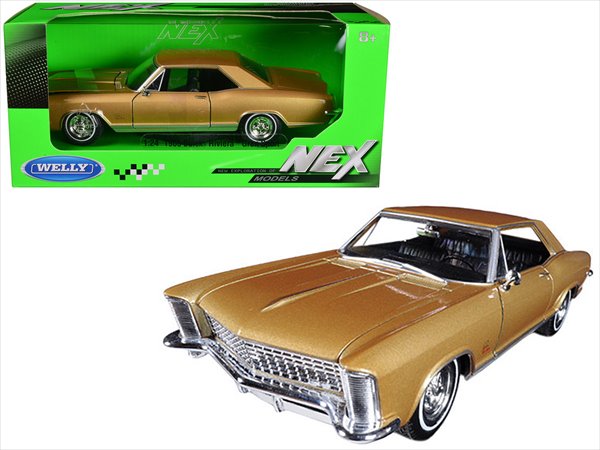 楽天市場】ミニカー 1/24 1965 ビュイック・リビエラ 金色 1965 Buick