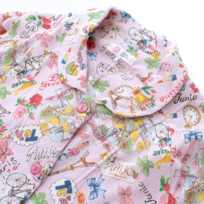 楽天市場】TUNIC チュニック 全開パジャマ 長袖 長ズボン 60接結