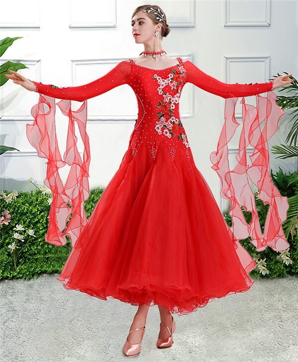 楽天市場】社交ダンス ドレス 社交ダンス衣装 初心者 練習着 競技着