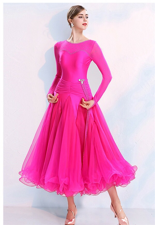 楽天市場】社交ダンス ドレス 社交ダンス衣装 初心者 練習着 競技着