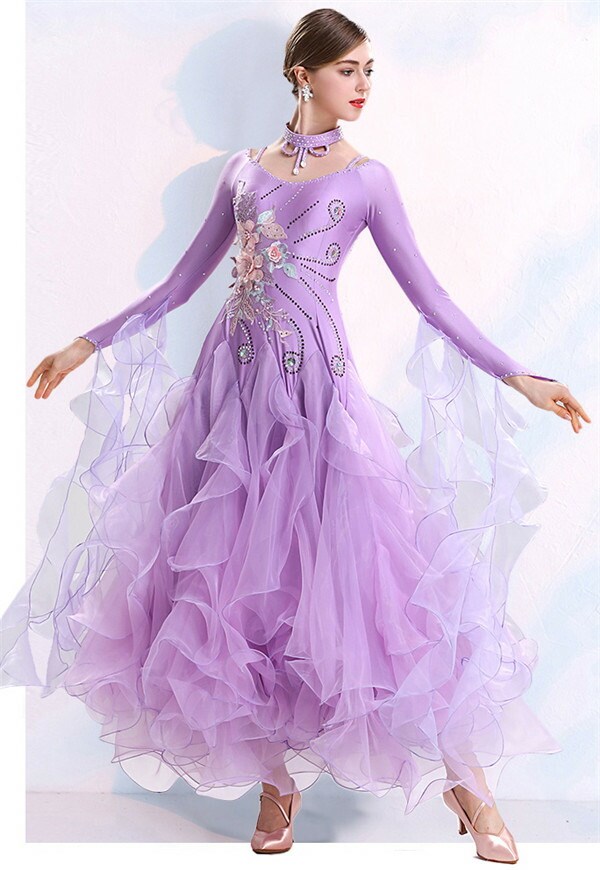 楽天市場】社交ダンス衣装 初心者 練習着 社交ダンス ドレス 競技着