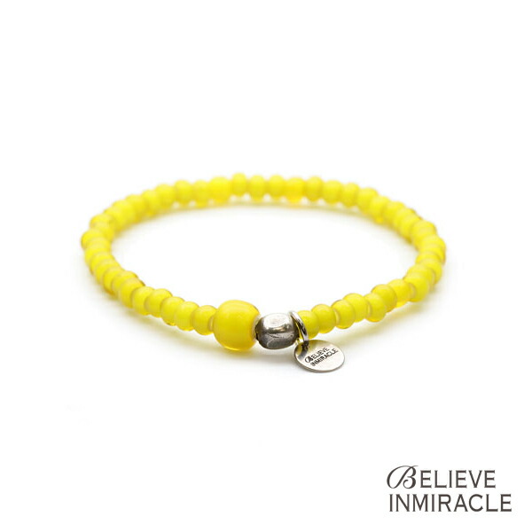 楽天市場】黄色 青 ビーズ ブレスレットの通販