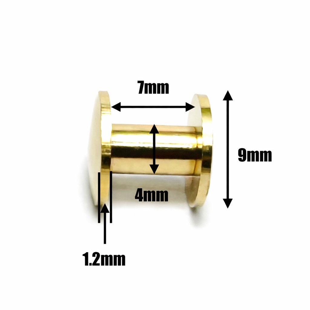 楽天市場】【P5倍！3/11(水)9:59まで】 真鍮製 組ネジ 4mm径 7mm 2本