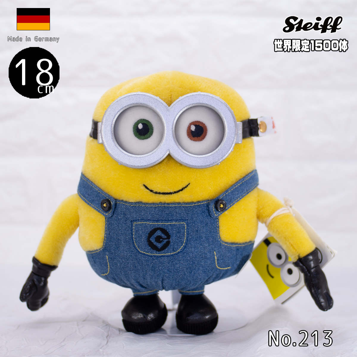 楽天市場】シュタイフ テディベア Steiff ミニオンズ ボブ Minions Bob