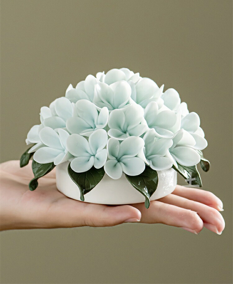 楽天市場】Hydrangea 紫陽花 アロマディッシュ 花のオブジェ アート