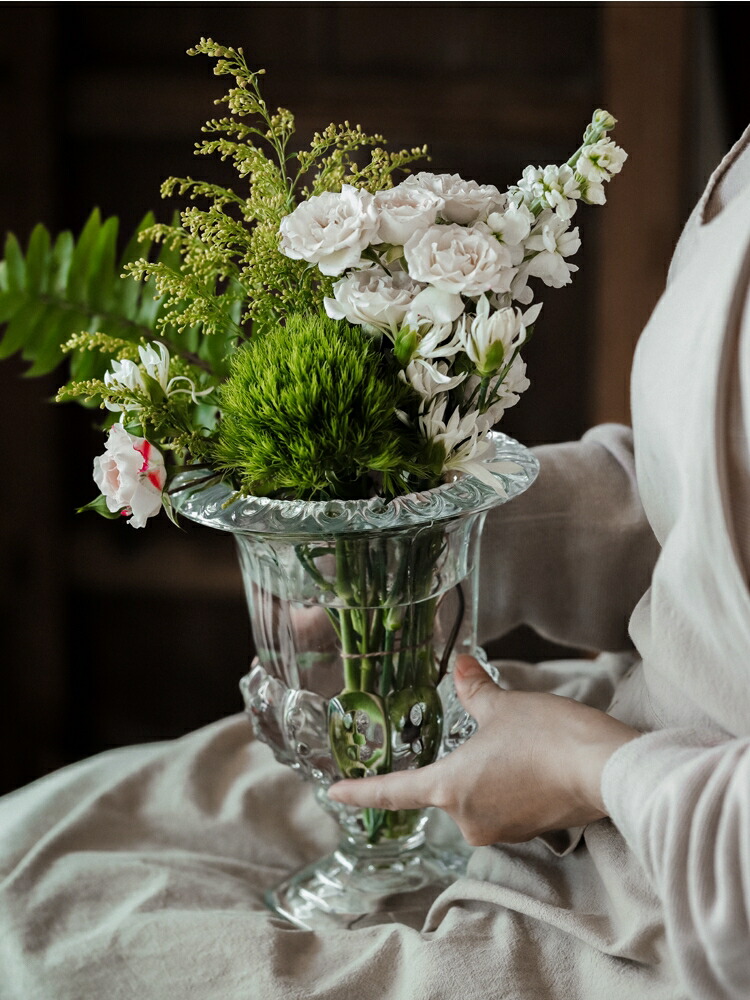 楽天市場】Flower Base フラワーベース ガラス 花瓶 花器 インテリア