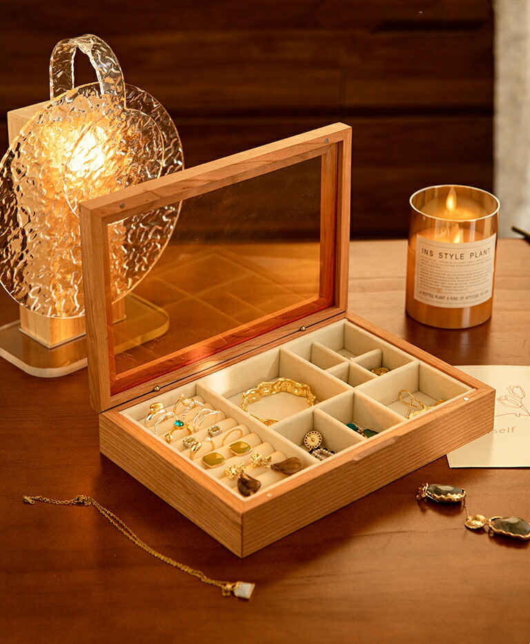 楽天市場】夕焼けに染まる絶景を眺める ジュエリーボックス