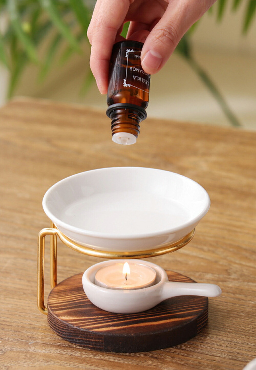 楽天市場】IwaiLoft 新型 アロマポット 陶器 アロマ炉 茶香炉 アロマ