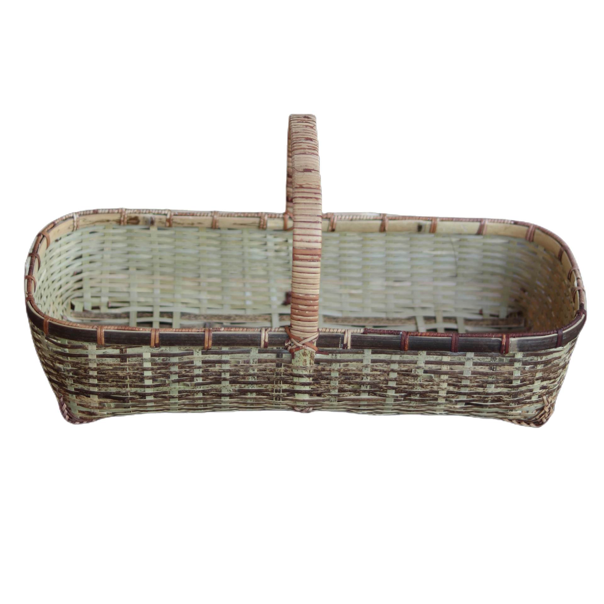 楽天市場】清境Craft 自然素材にこだわったかご 竹 かご 手作り 竹籠