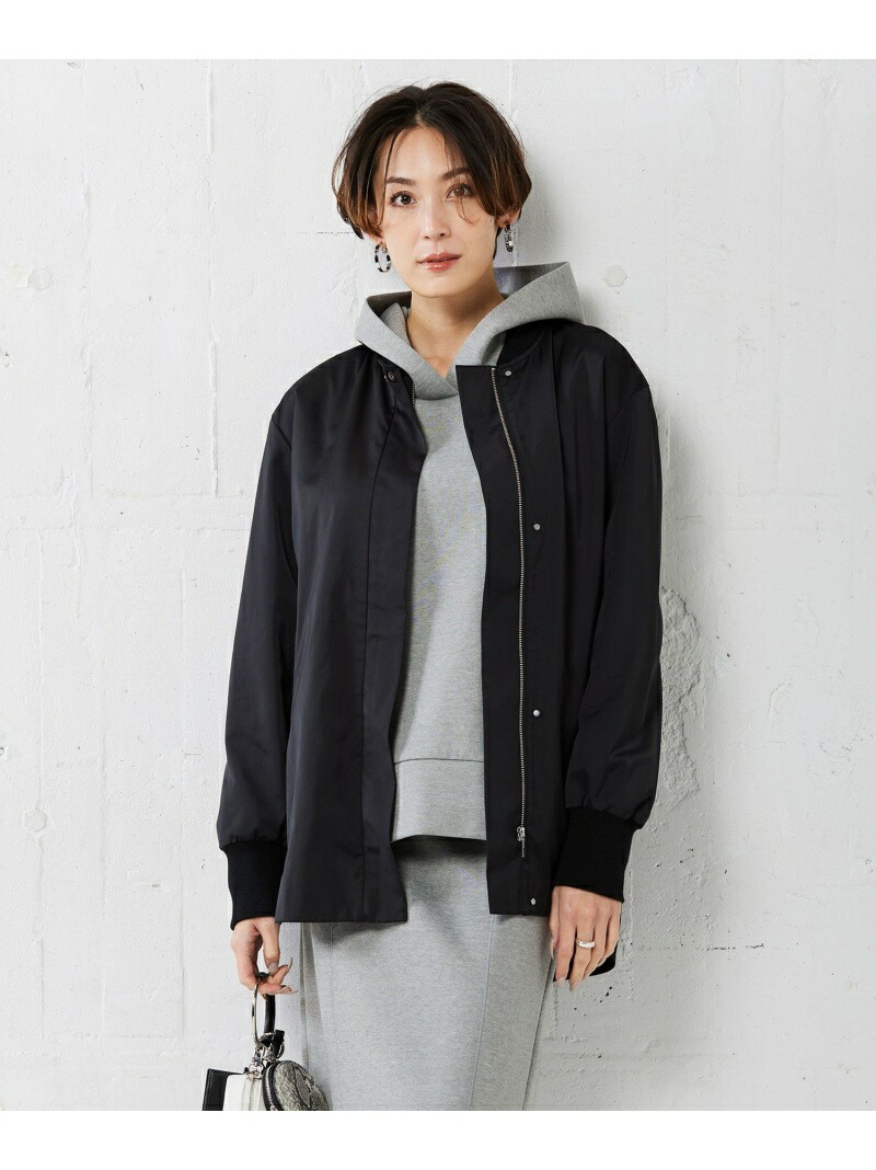 楽天市場】【洗える】ライトマットサテン MA-1ジャケット ICB L アイ