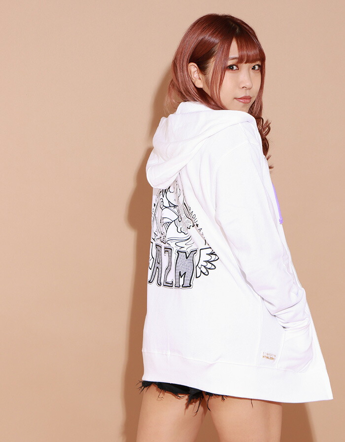 楽天市場】HTML ZERO3×STARDOM AZM コラボ パーカー ジップアップ