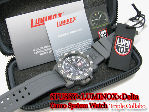 楽天市場】STUSSY(ステューシー)×LUMINOX×Delta Camo System Watch
