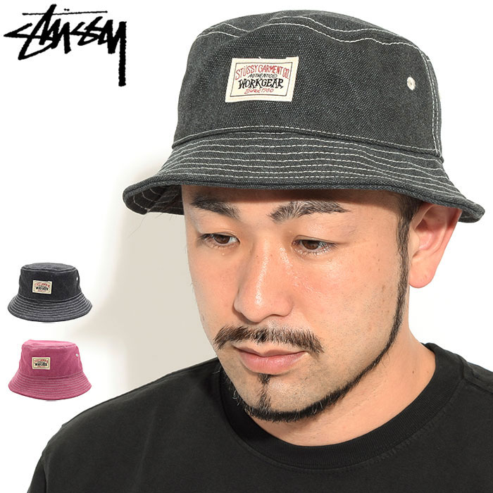 楽天市場】ステューシー STUSSY バケット ハット Canvas Workgear