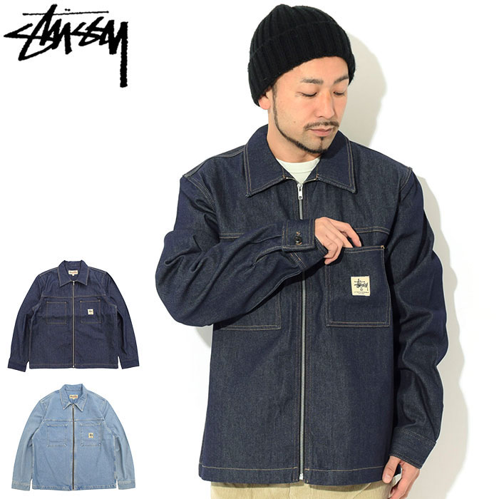 楽天市場】ステューシー STUSSY ジャケット メンズ Denim Zip Up Work