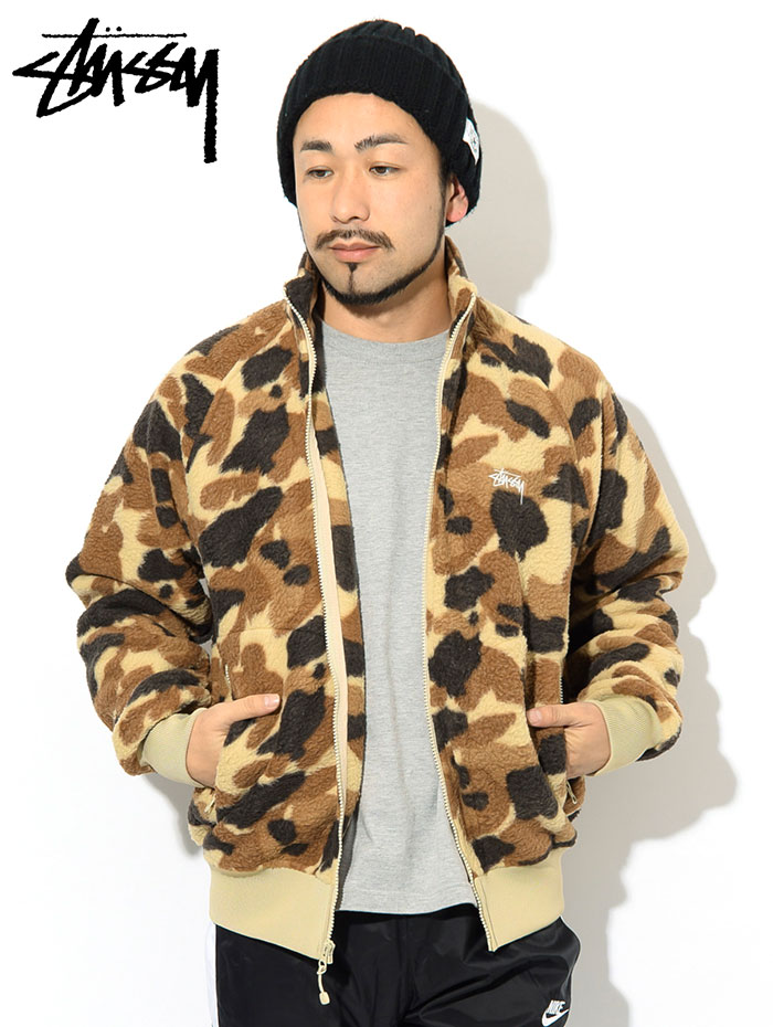 楽天市場】ステューシー STUSSY ジャケット メンズ Camo Fleece