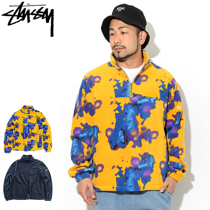 楽天市場】ステューシー STUSSY ジャケット メンズ Half Zip Polar
