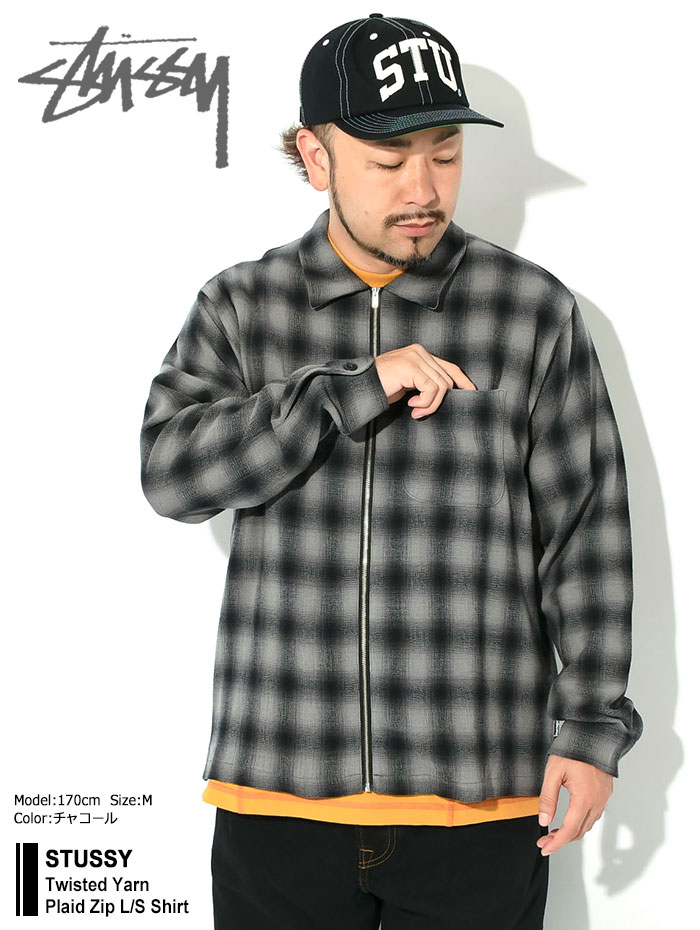 楽天市場】ステューシー STUSSY シャツ 長袖 メンズ Twisted Yarn