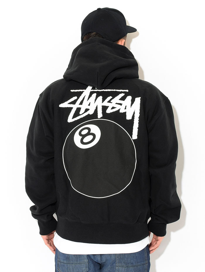 楽天市場】ステューシー STUSSY パーカー ジップアップ メンズ 8 Ball