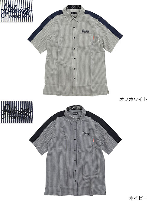 楽天市場】サブサエティ Subciety シャツ 半袖 メンズ ストライプ
