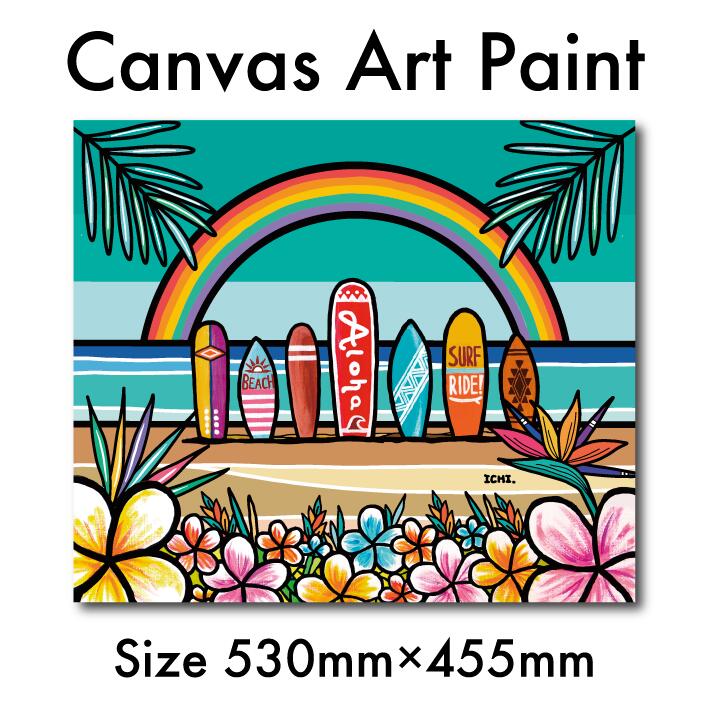 楽天市場】絵画 アート 絵 ハワイ サーフアート ハワイアンアート 木