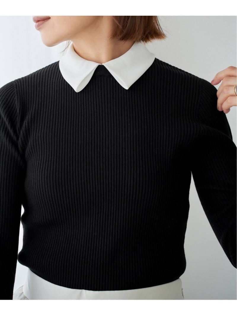 楽天市場】【SALE／30%OFF】バイカラー 襟RIBホールガーメントプル