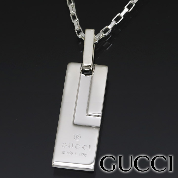 楽天市場】グッチ ネックレス GUCCI ペンダント シルバー アクセサリー