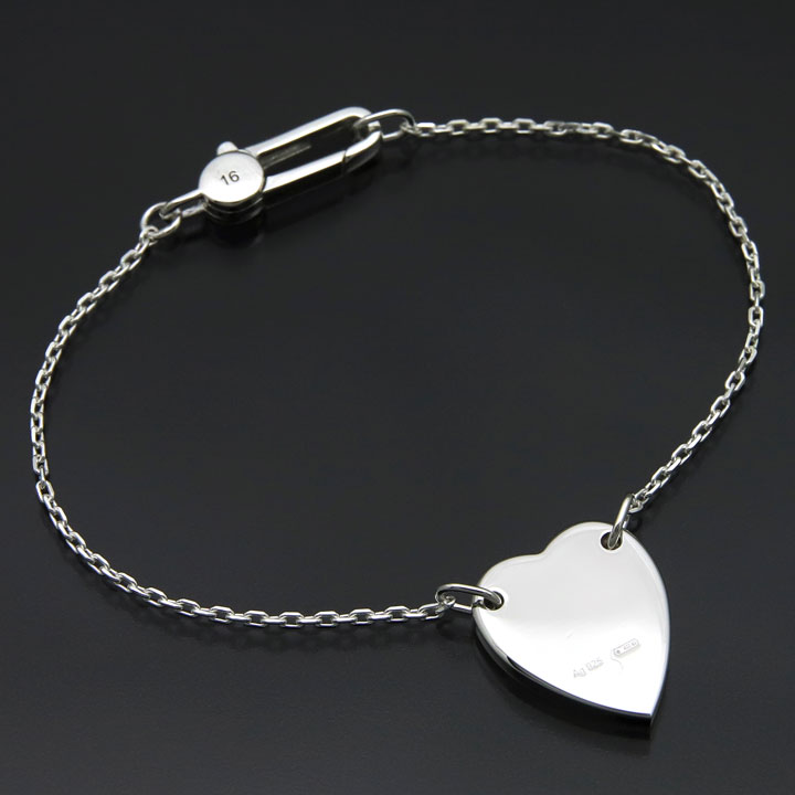 楽天市場】グッチ ブレスレット GUCCI ハートブレスレット シルバー